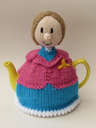 Lady vicar tea cosy