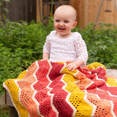 Summer Waves Baby Blanket