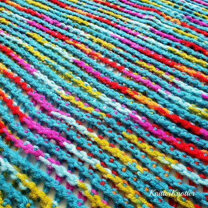 Turquoise Fiesta Shawl