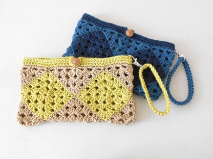 Granny Square Clutch