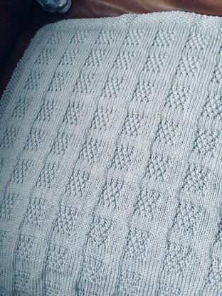 Knitting Pattern, Check Check Blanket