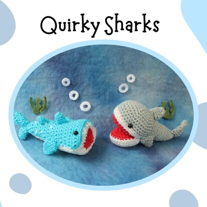 Quirky Amigurumi Sharks