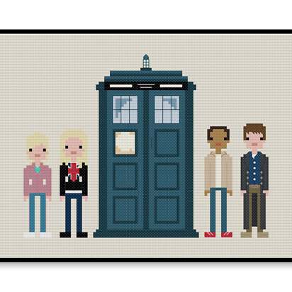 Ninth Doctor's Companions - PDF Cross Stitch Pattern