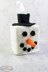 Snowman Head Tissue Box Cover