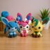 Leafeon, Glaceon & Sylveon