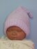 Baby Garter Stitch Topknot Pixie Hat