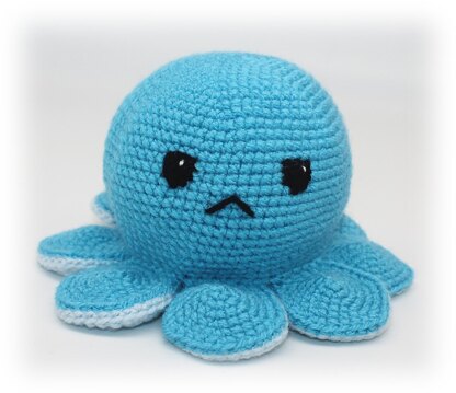 Crochet Reversible Octopus, Double-sided Octopus Pattern