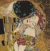 DMC Gustav Klimt - The Kiss (includes Étoile) Cross Stitch Kit - 30cm x 20cm