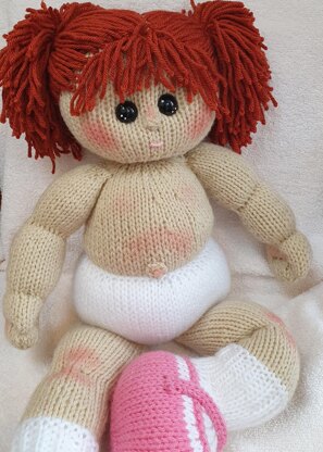 The Woollie Dolls - 24'' Sculptured  Baby Helen