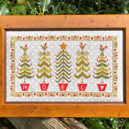 Historical Sampler Company Noel Christmas Trees - Downloadable PDF