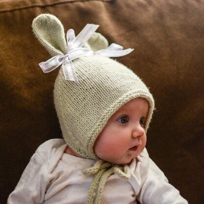 Bunny Hat with Chin Ties