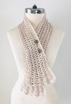 Floral Lace Scarf