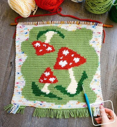 Mushroom Love Wall Hanging