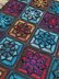 JulieAnny's Stained Glass Afghan Square