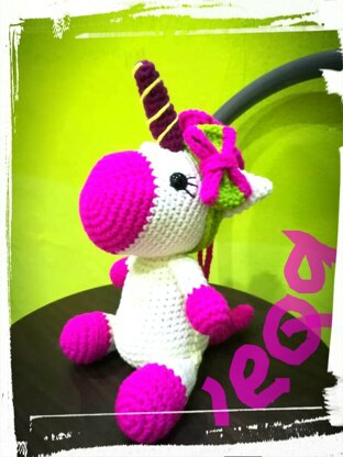 Aurora the unicorn_in pink colour