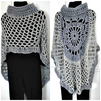 Marly Asymmetrical Poncho