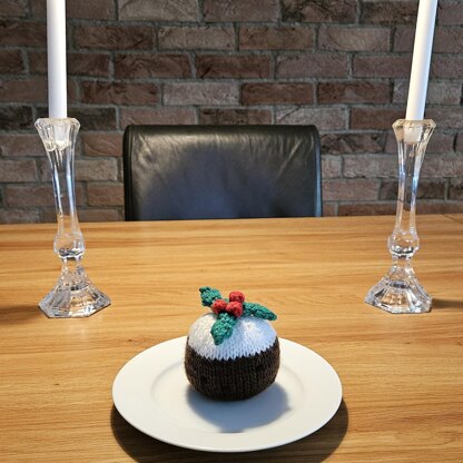 Knitted Christmas Pudding
