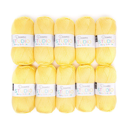 Deramores Studio Baby Soft DK Acrylic 10 Ball Value Pack