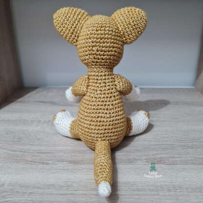 Cerys the Corgi - UK Terminology - Amigurumi