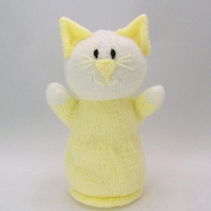 Cat Puppet - knitting pattern
