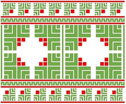Abstract Holly Mosaic Crochet