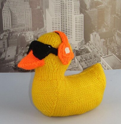 Uber Cool Rubber Ducky Duck Toy