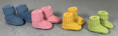 Baby Simple Circular Booties