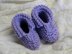 70-Children's Garter Stitch Slippers with Cuff