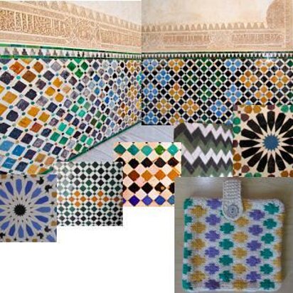 Alhambra Mosaic Pot Holder 1