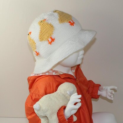 Baby and Child Easter Chick Sun Hat