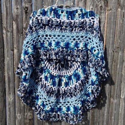 Ocean Weaves Poncho