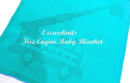 Fire Engine Baby Blanket