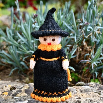 Jehane the Witch Doll Knitting Pattern - Toy Knitting Pattern