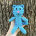 Blue Crochet Tiger