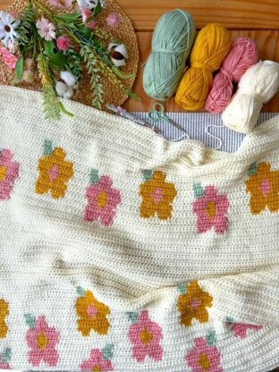 Ditsy Florals Blanket