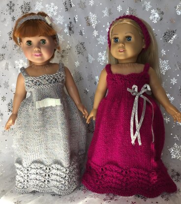 Christmas Doll Dresses