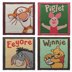 Set of squares - Winnie the Pooh Friends