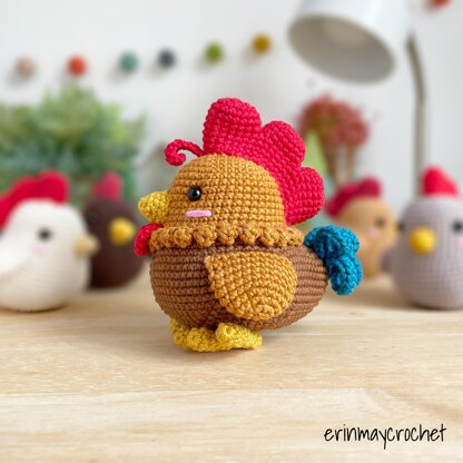 Andre the Rooster Amigurumi Crochet Pattern