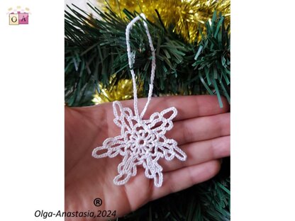 Crochet snowflake 96