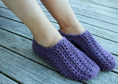 Simple Cable Slippers