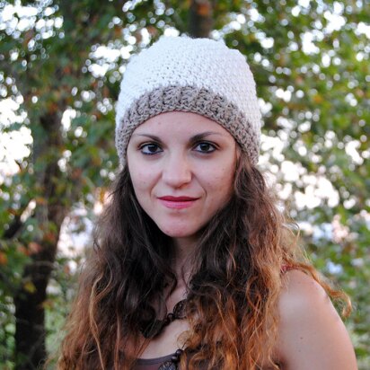 Slouchy star hat