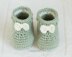 Mint Macaroon Baby Booties