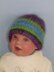 Baby Angel Print Mohair Rib Beanie Hat