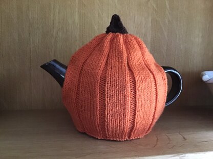 pumpkin tea cosy