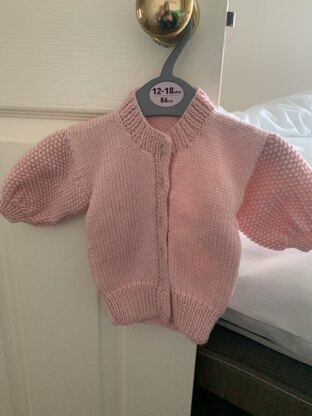 Baby cardigan(little pink cardy)