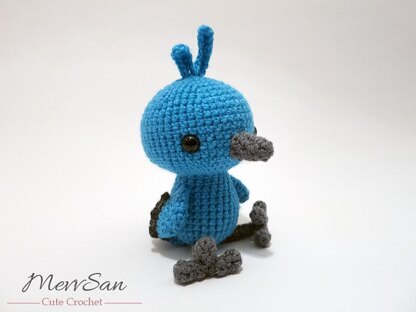 Amigurumi Woodland Critter Bluebird