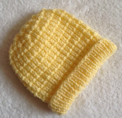 Nice pattern textured Baby beanie hat