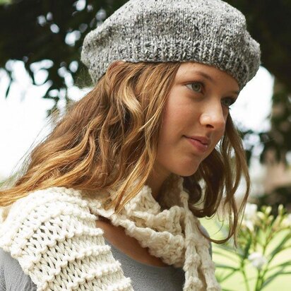 Tweed Beret - knitting pattern