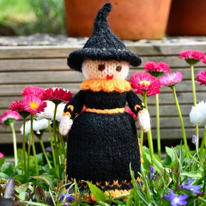 Jehane the Witch Doll Knitting Pattern - Toy Knitting Pattern