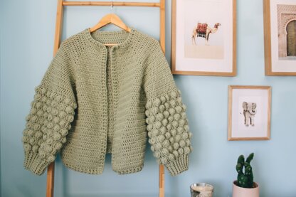 Crochet bobble cardigan!